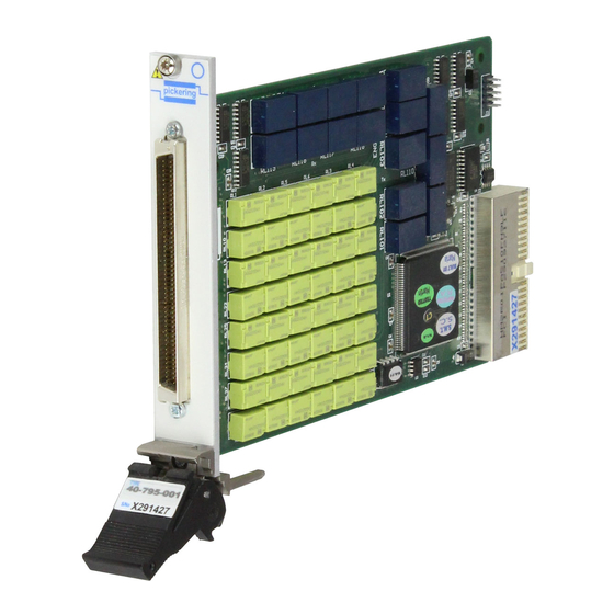 Pickering PXI 40-795-001 User Manual