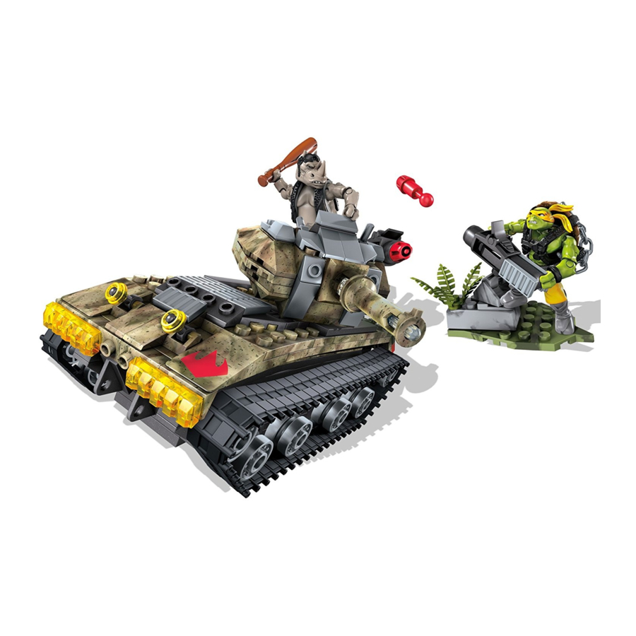 Mega Bloks nickelodeon NINJA TURTLES JUNGLE TAKEDOWN Manual