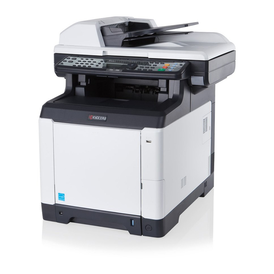 Kyocera FS-C2026MFP+ Quick Installation Manual