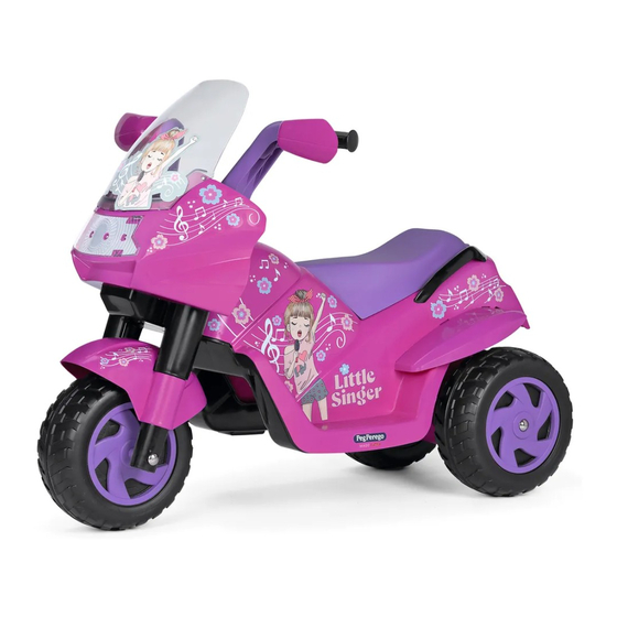 Peg-Perego Little Singer IGED0925 Use And Care Manual