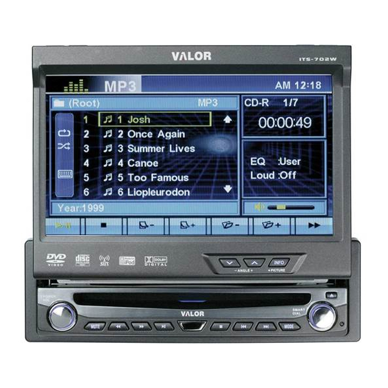 Valor ITS-702W Owner's Manual
