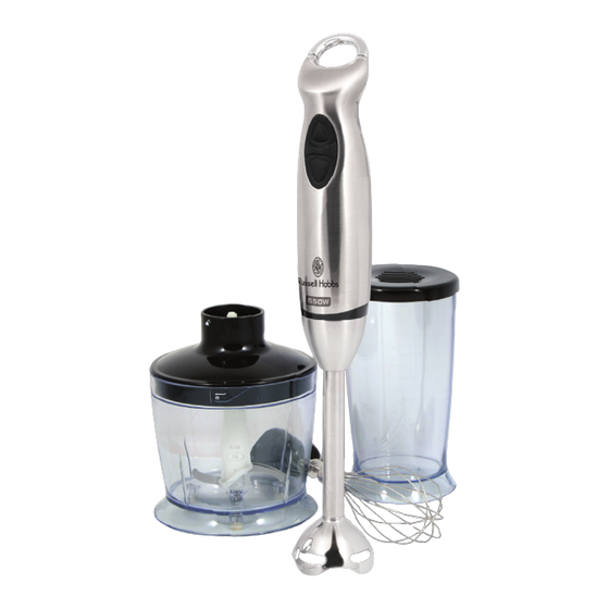 Russell Hobbs RHSM100 Instructions & Warranty