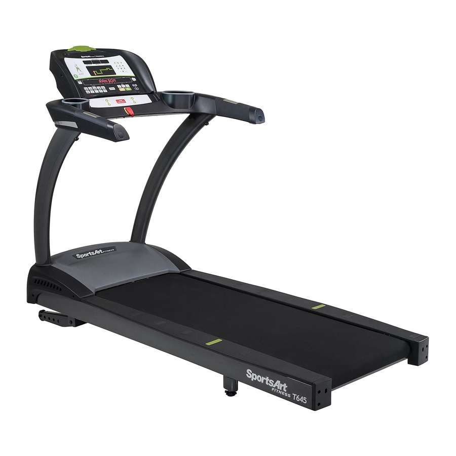 SportsArt Fitness T645 Repair Manual