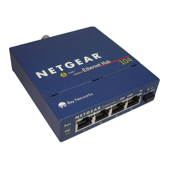 NETGEAR Sb 104 Installation Manual