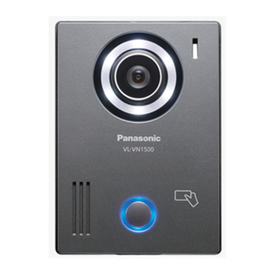 User Manuals: Panasonic VL-VN1500 IP Video Intercom