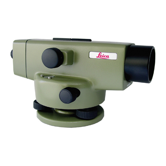Leica Geosystems NA2 User Manual