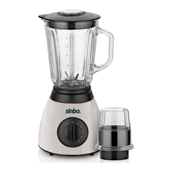 Sinbo SHB 3113 User Manual