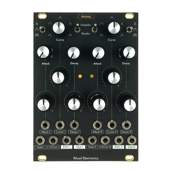Ritual Electronics Anima Manuals