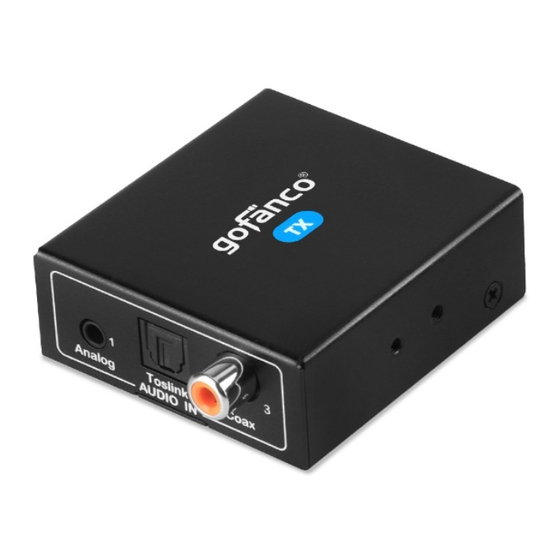 gofanco AudioCATExt500 User Manual