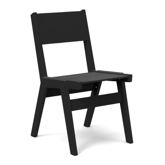 Loll Designs ALFRESCO DINING CHAIR Manual