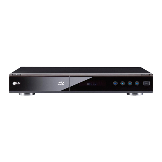 LG BD300 -  Blu-Ray Disc Player Specifications