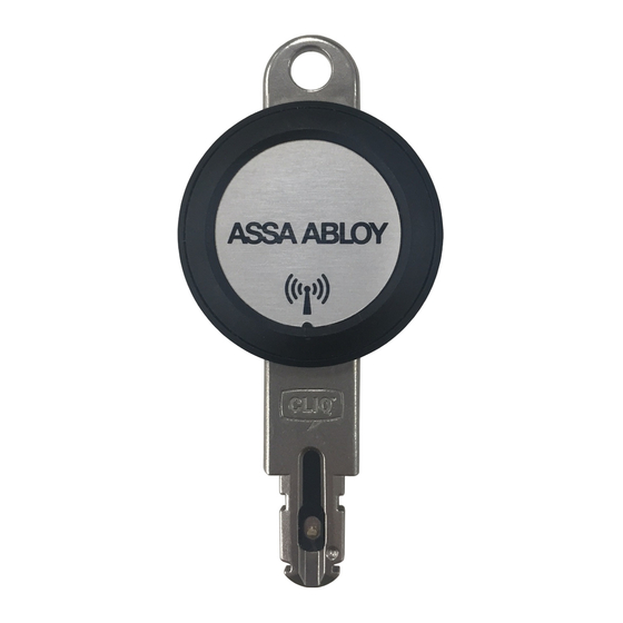 Assa Abloy CLIQ eCLIQ Connect key Lock Manuals