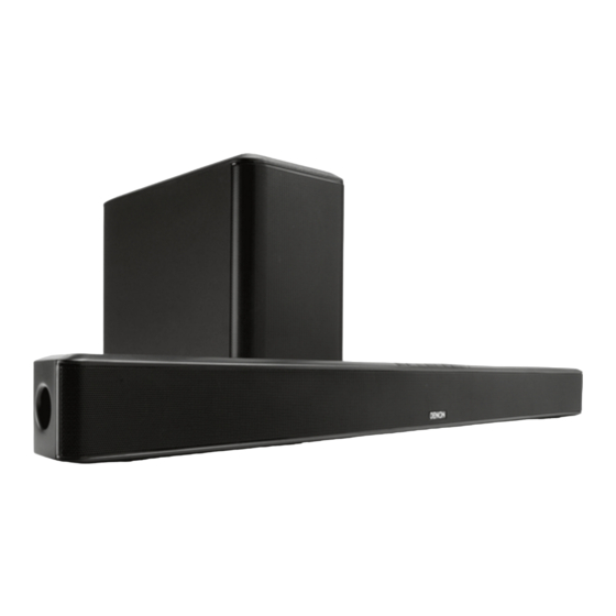 Denon DHT-S514 Quick Start Manual