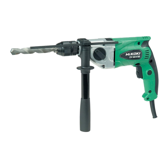 Hitachi Koki DV 20VB2 Handling Instructions Manual
