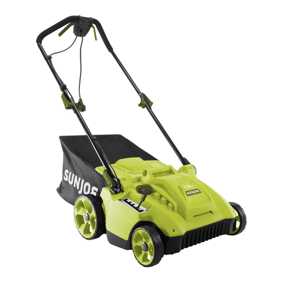 SNOWJOE Sunjoe MJ506E Operator's Manual