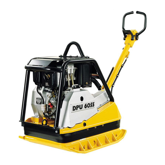 Wacker Neuson DPU 6055 Operator's Manual