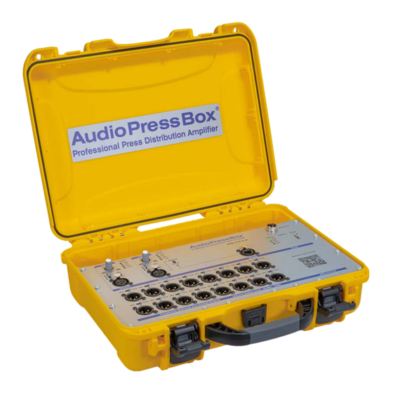 AudioPressBox APB-216 C-D Owner's Manual