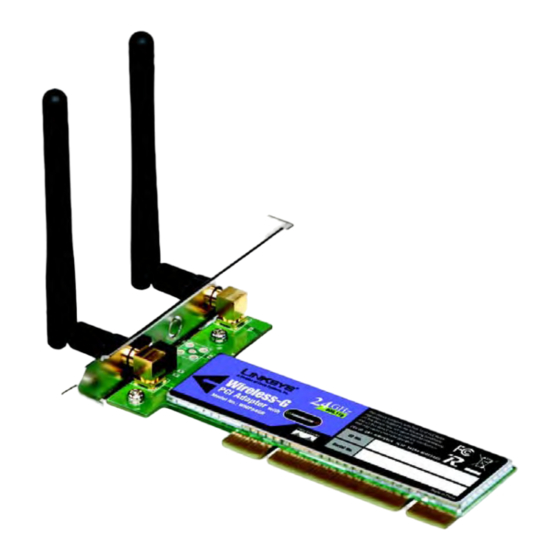 Linksys WMP54GR Quick Installation