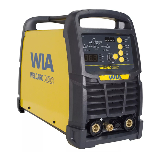 WELDING INDUSTRIES WELDARC 200 DC Manuals