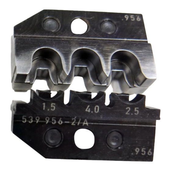 TE Connectivity ERGOCRIMP 0-539956-2 Instruction Manual