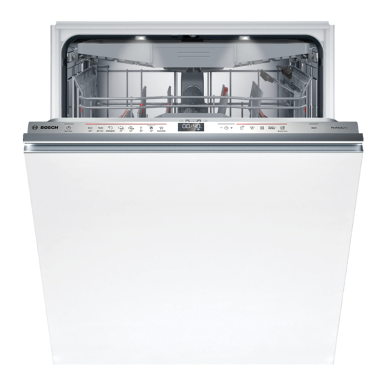 Bosch SMV6YCX05E Information For Use