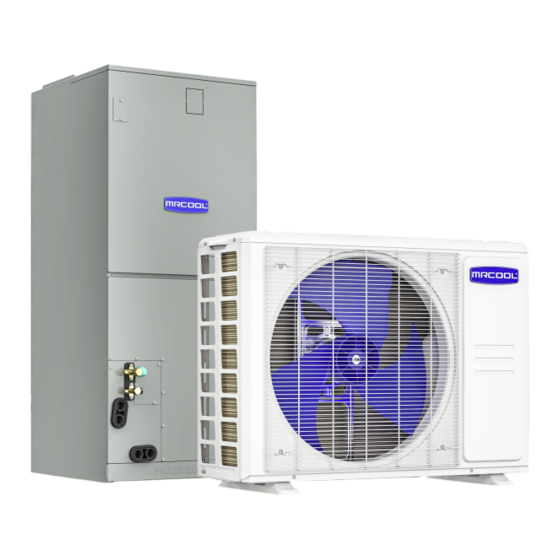 MrCool VersaPro MVP HP-MUAH-230A00-O Series Manuals