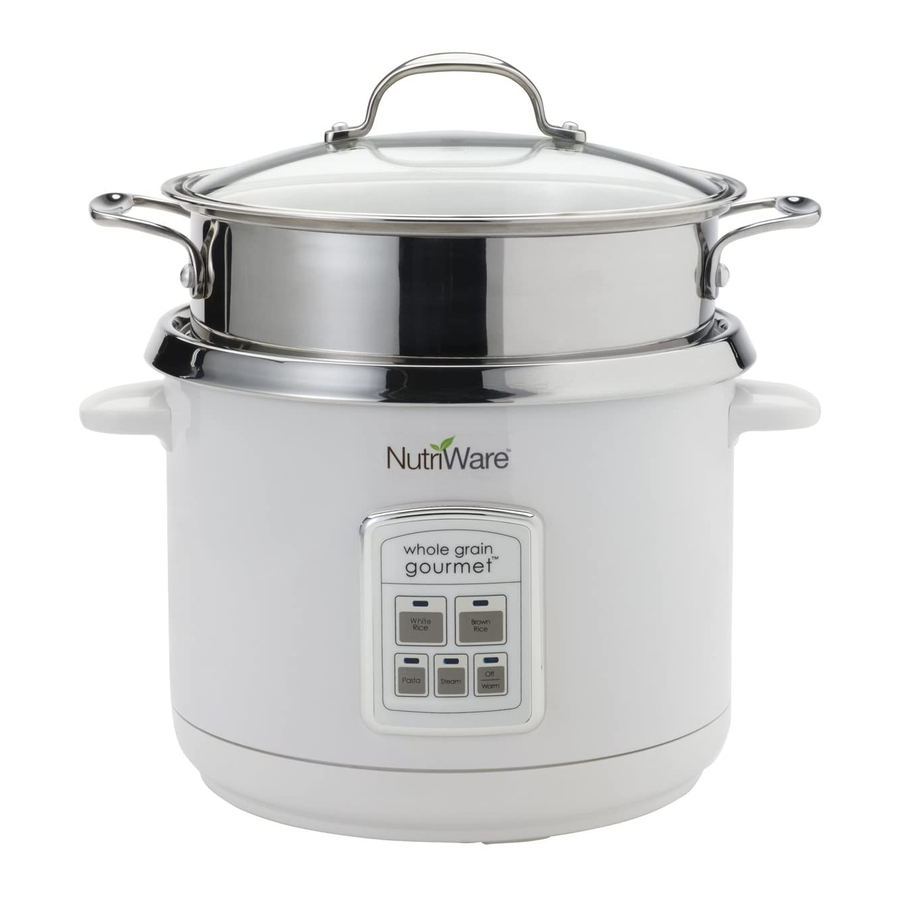 Nutriware  Whole Grain Gourmet NRC-1000 Instruction Manual