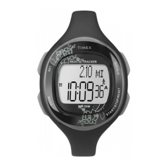 Timex Health Tracker Manuals