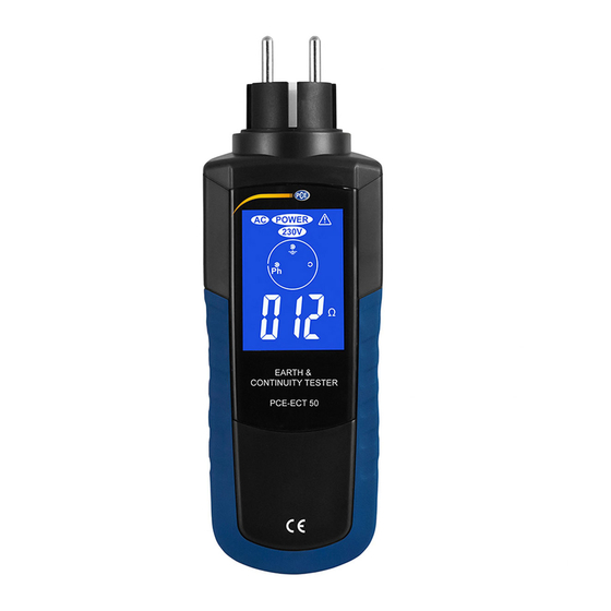 PCE Instruments PCE-ECT 50 User Manual