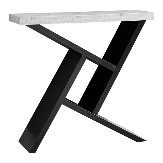 User Manuals: Monarch I 2406 Accent Table Console