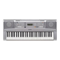 Yamaha YPT 300 - Full Size Enhanced Teaching System Music Keyboard Owner's Manual