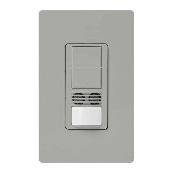 Lutron Electronics Maestro MS-A202 Installation Manual
