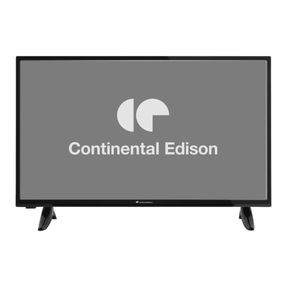 CONTINENTAL EDISON CELED32S0817B3 Operating Instructions Manual