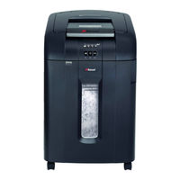 Rexel AUTO + 600 X Operating Instructions Manual