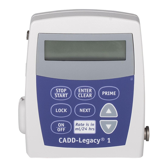 Smiths Medical CADD-legacy 1 Quick Start Manual