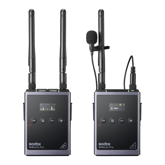 Godox WMicS1 Pro TX Instruction Manual