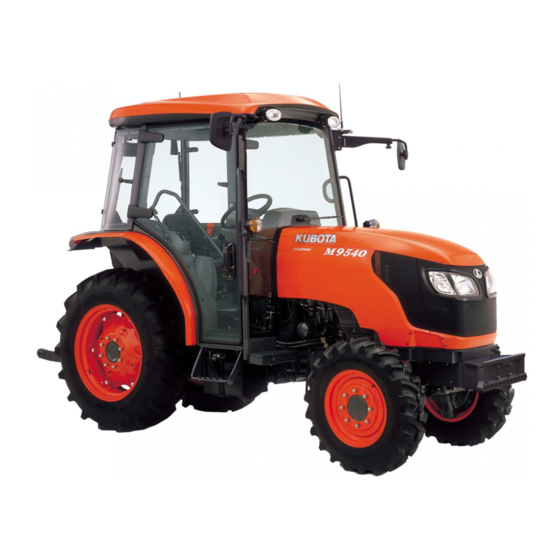 Kubota WSM M9540 Workshop Manual