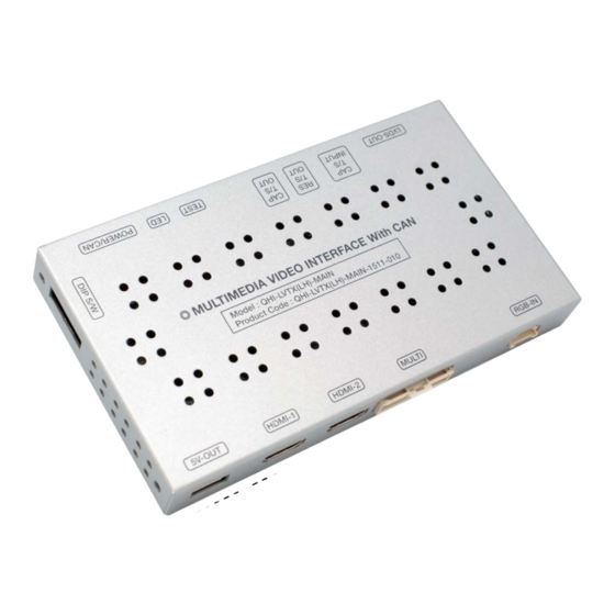 Sune Technology QHI-LVTX-W222 Installation Manual