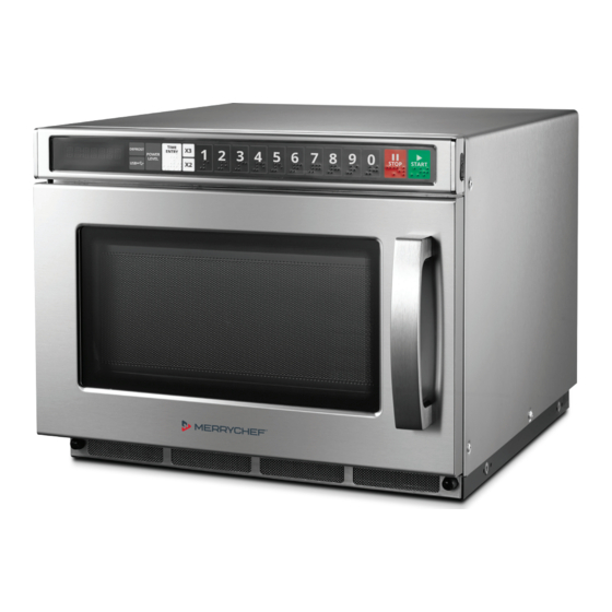 Welbilt MERRYCHEF microMD UK Instruction Manual