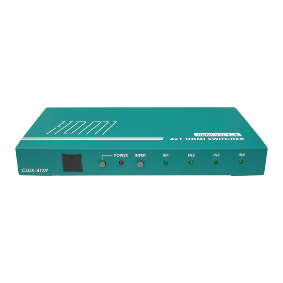 Cypress CLUX-41SY Operation Manual
