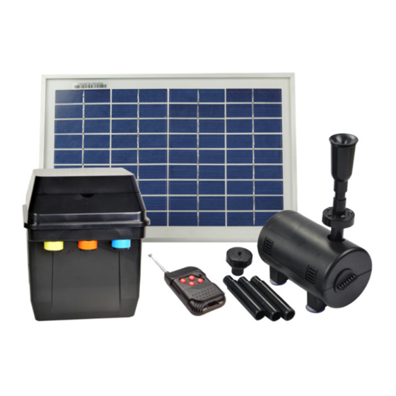 Profi-pumpe OASIS 501R-1 Operating Instructions Manual