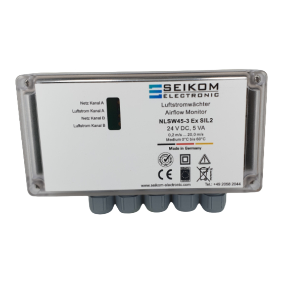 SEIKOM ELECTRONIC NLSW 45-3 SIL2 USER MANUAL Pdf Download | ManualsLib