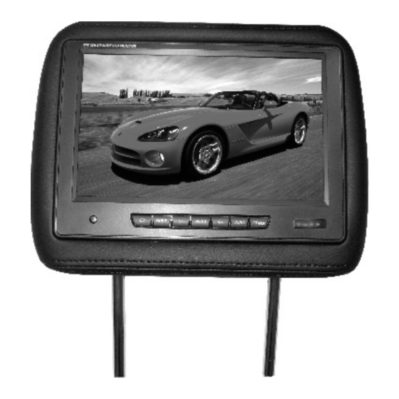Eonon 9" HEADREST Operating	 Instruction
