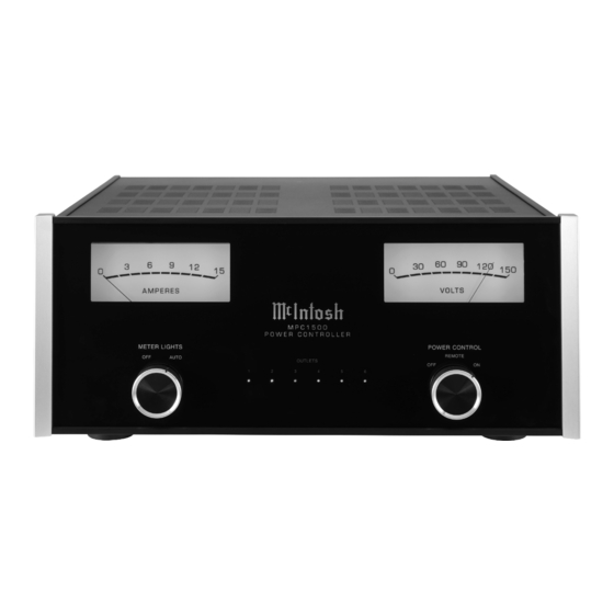 McIntosh MPC1500 Owner's Manual