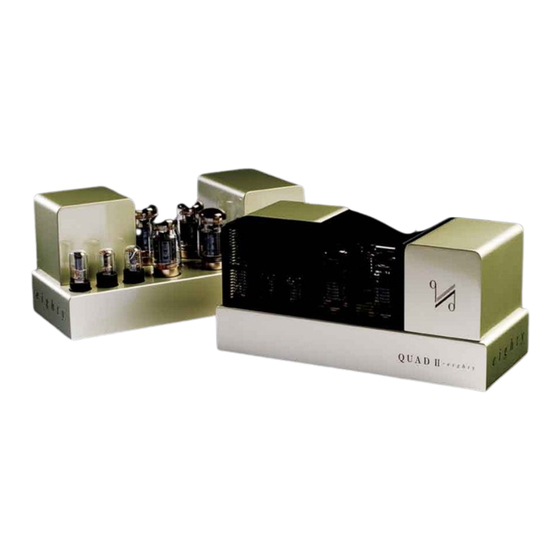 QUAD Vacuum Tuber Amplifier Systems  II-FORTY Brochure & Specs