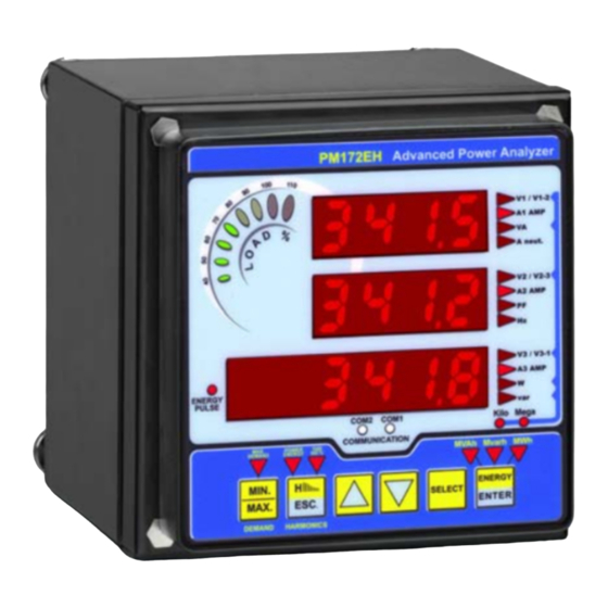 Satec PM172P Reference Manual