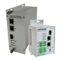 Comnet CNFE3FX1TX2C8TX Installation And Operation Manual