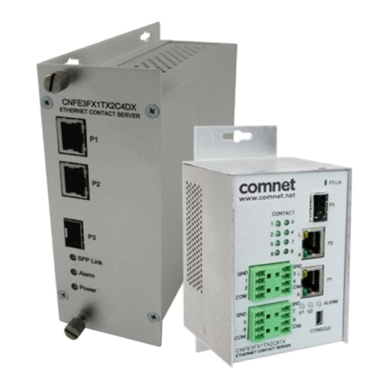 Comnet CNFE3FX1TX2C[/M] Series Installation And Operation Manual