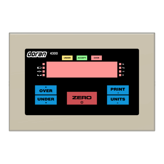 Doran 4300 Series Technical Manual