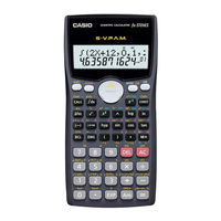 Casio FX-991MS - USER S GUIDE 2 - ADDITIONAL FUNCTIONS User Manual